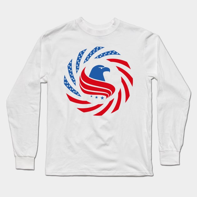 Constitutional Murican Patriot Flag Series Long Sleeve T-Shirt by Village Values